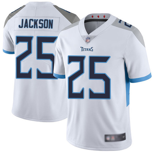 Tennessee Titans Limited White Men Adoree  Jackson Road Jersey NFL Football #25 Vapor Untouchable->youth nfl jersey->Youth Jersey